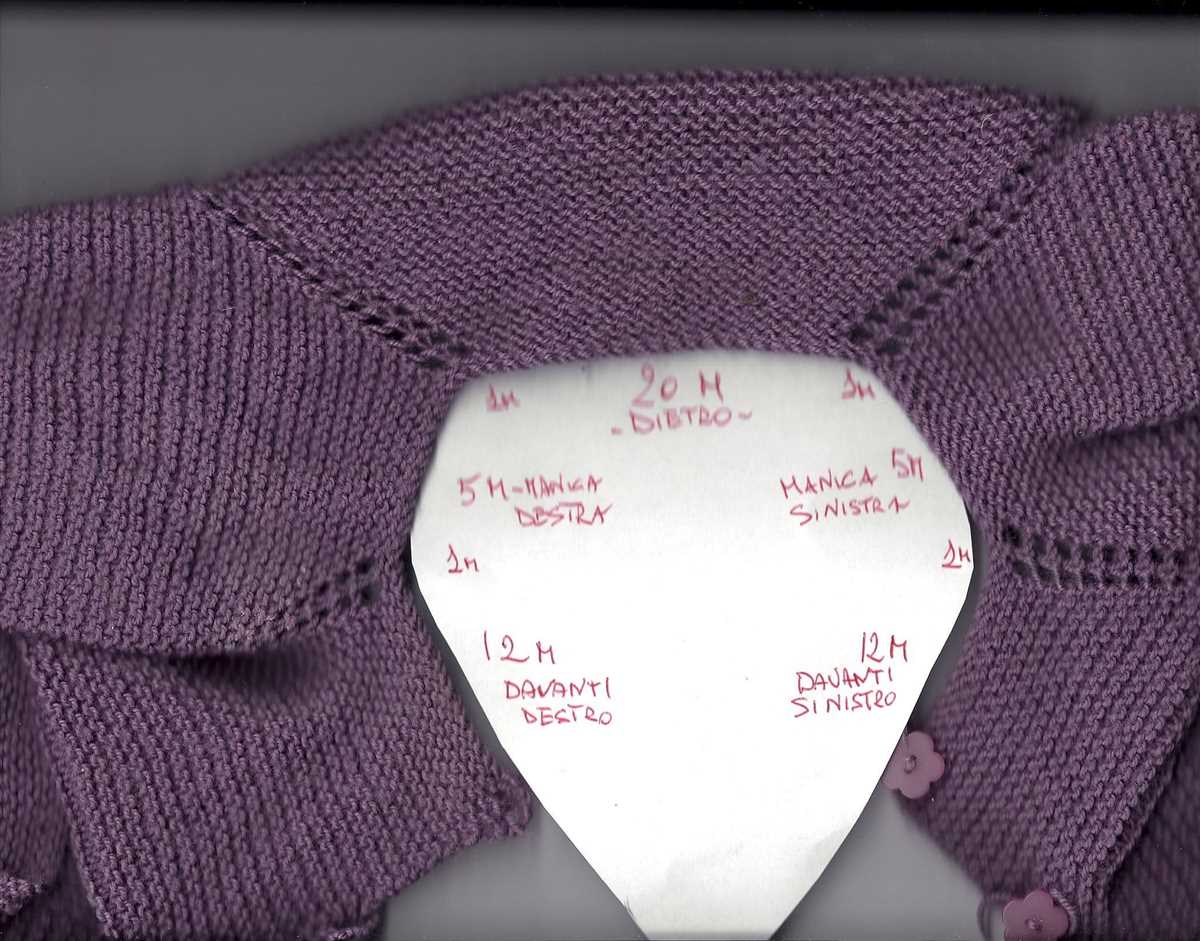 Top down raglan cardigan knitting pattern