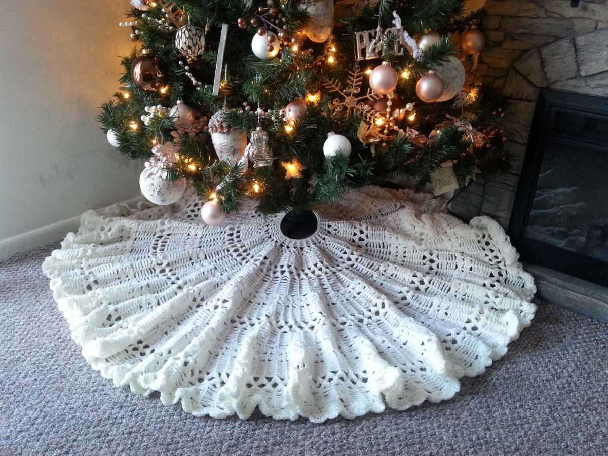 Knitting patterns for christmas tree skirts