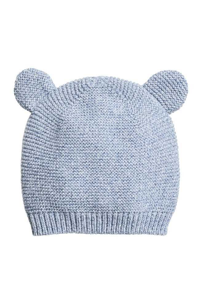 Bear ears hat knitting pattern