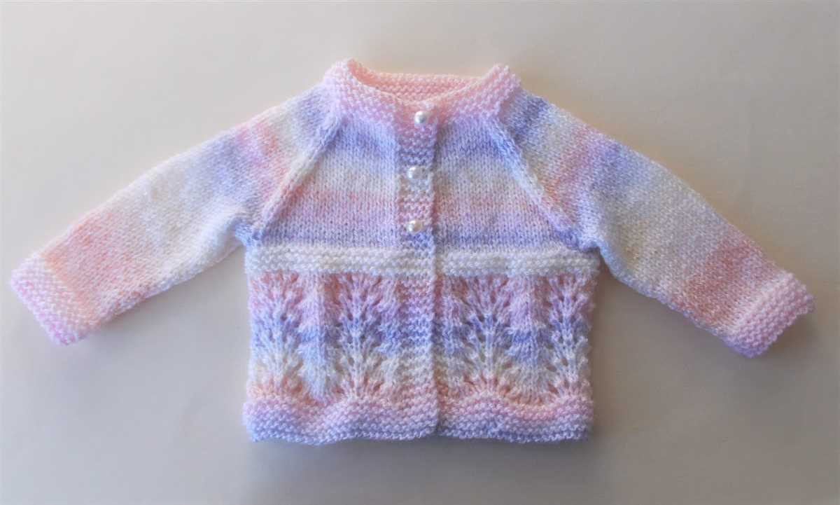 Easiest baby sweater knit pattern