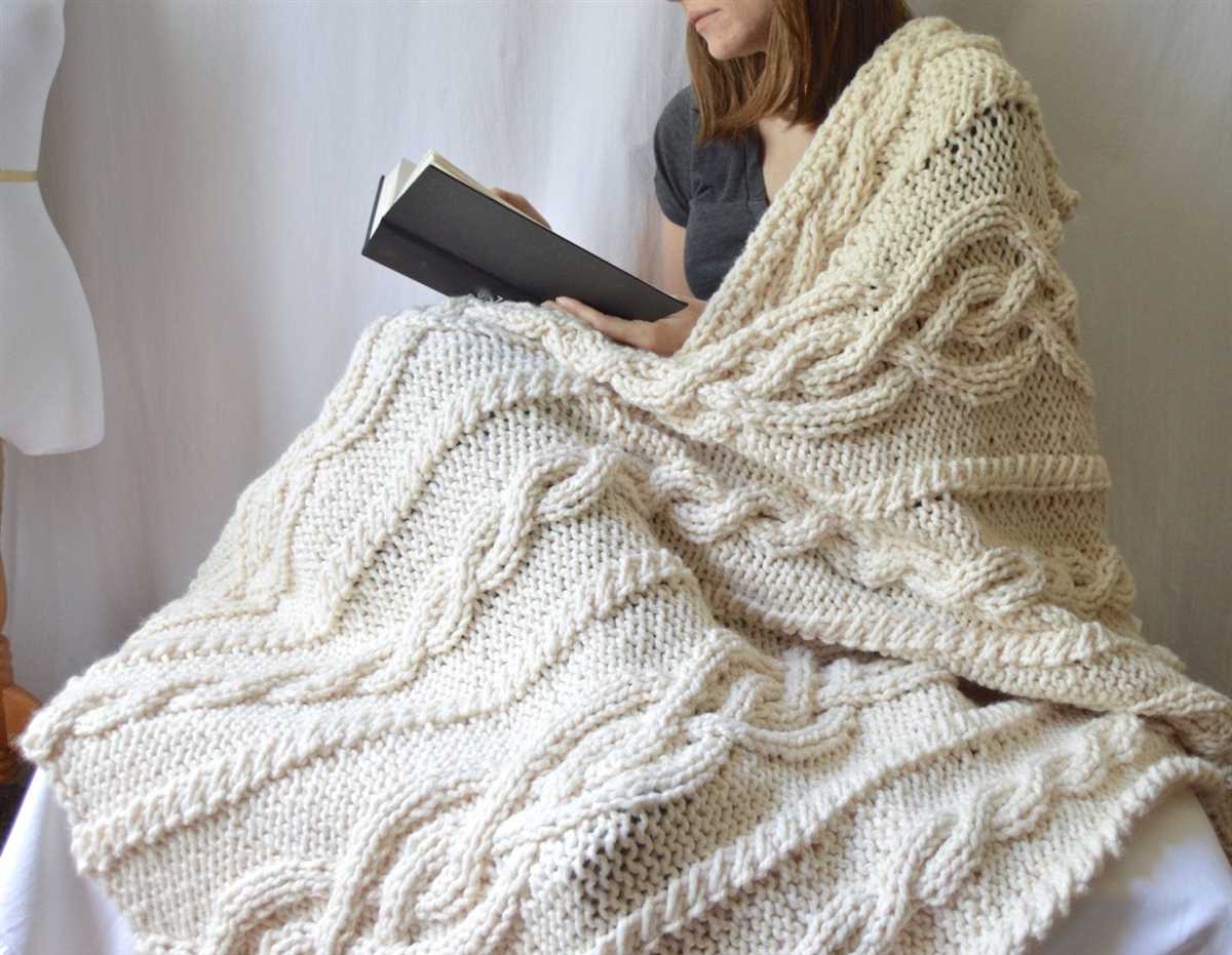 Bernat blanket ombre patterns knit