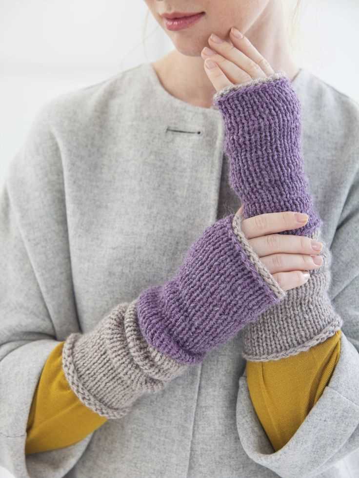Free knit arm warmers pattern