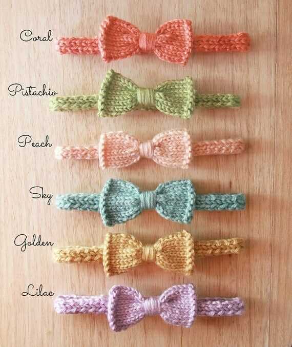 Free knit headband pattern with flower