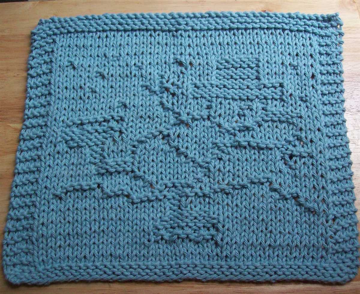 Free knitted angel dishcloth pattern