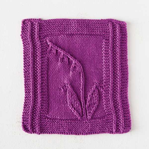 Free knitted angel dishcloth pattern