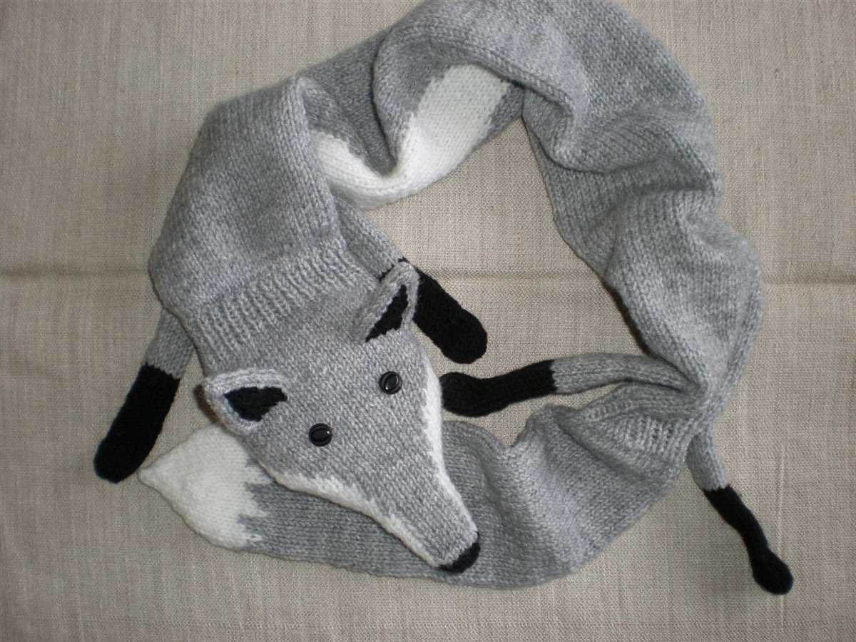 Free knitted animal scarf patterns