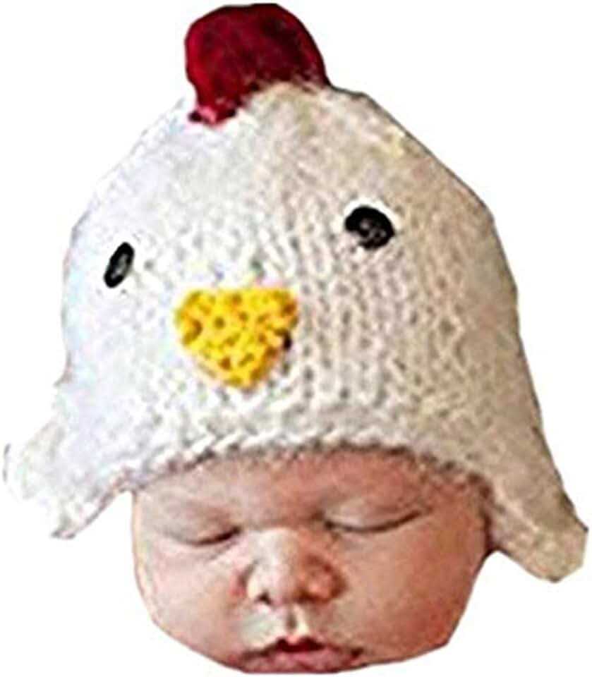 Free knitted chicken hat pattern