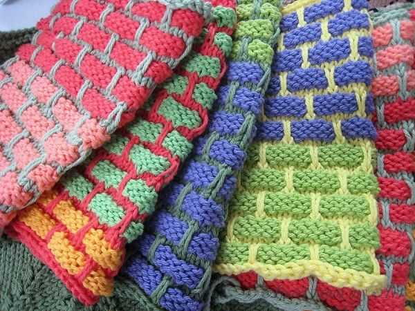 Free knitted dishcloth patterns pictures