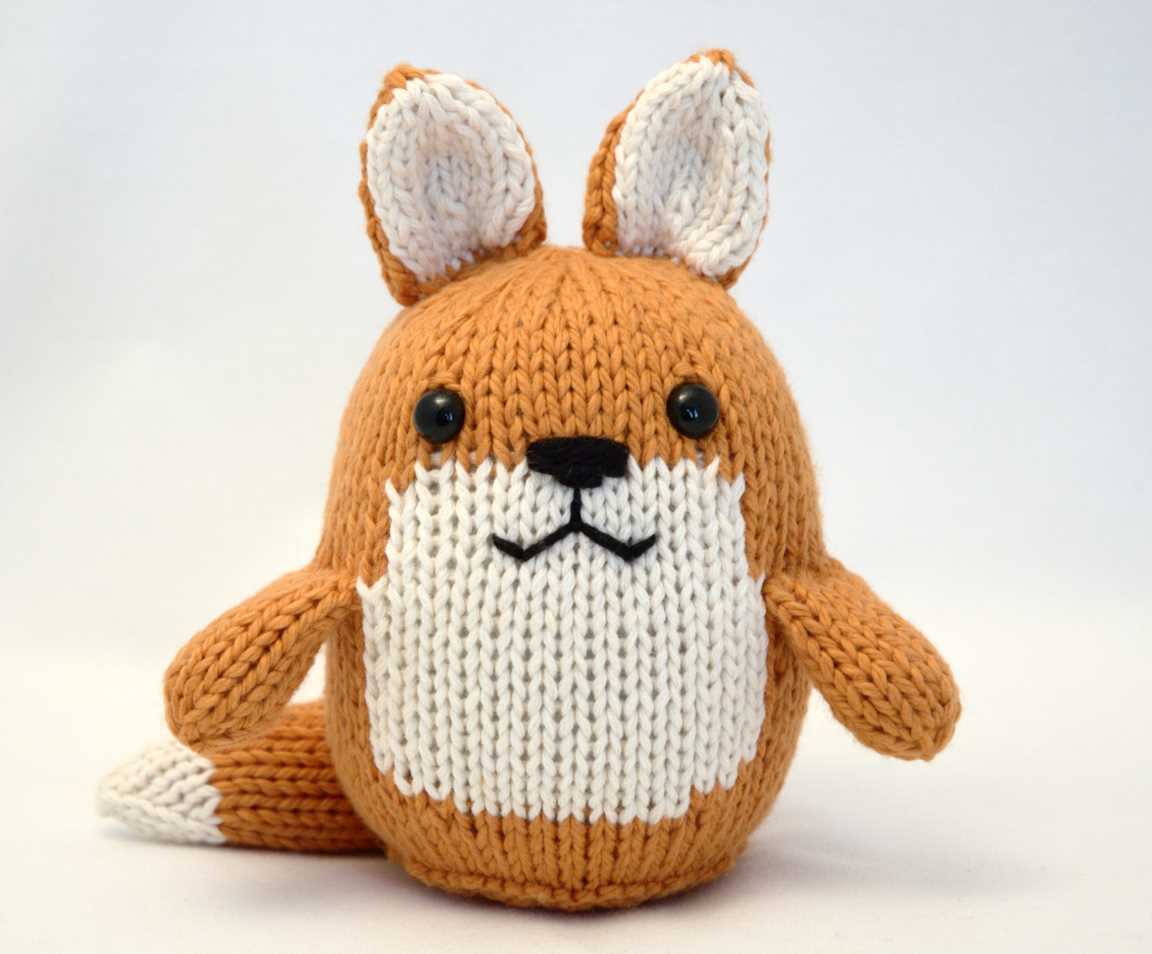 Free knitted fox pattern