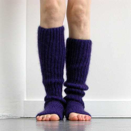Free knitted knee warmer pattern