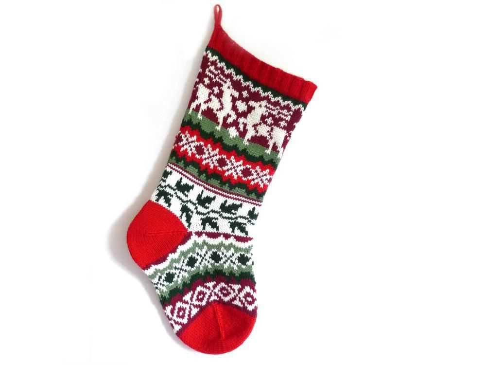 Free knitted mini christmas stocking patterns to download