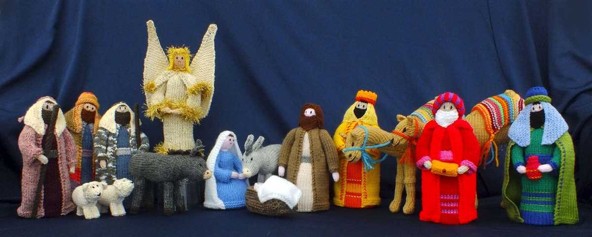Free knitted nativity pattern