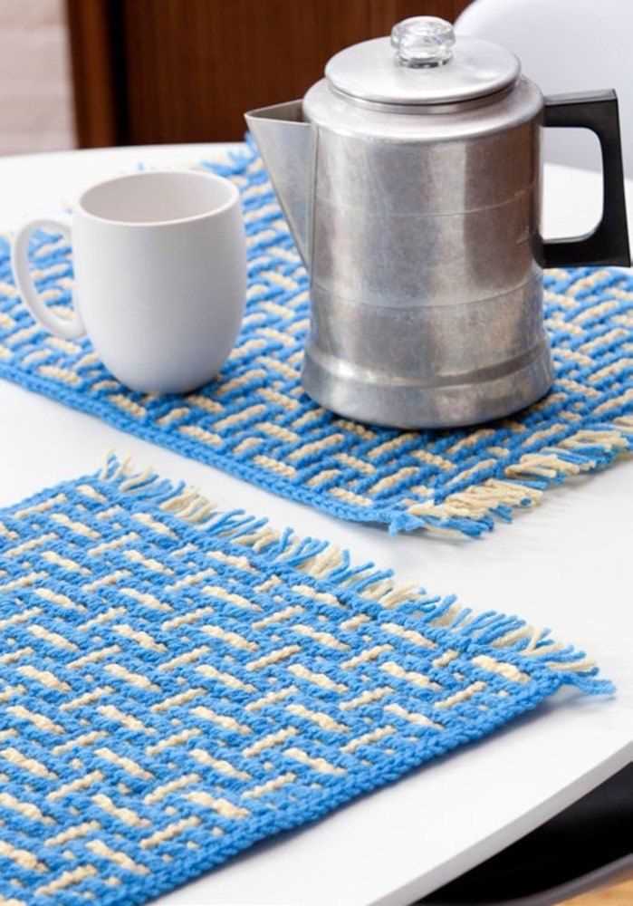 Free knitted placemat patterns