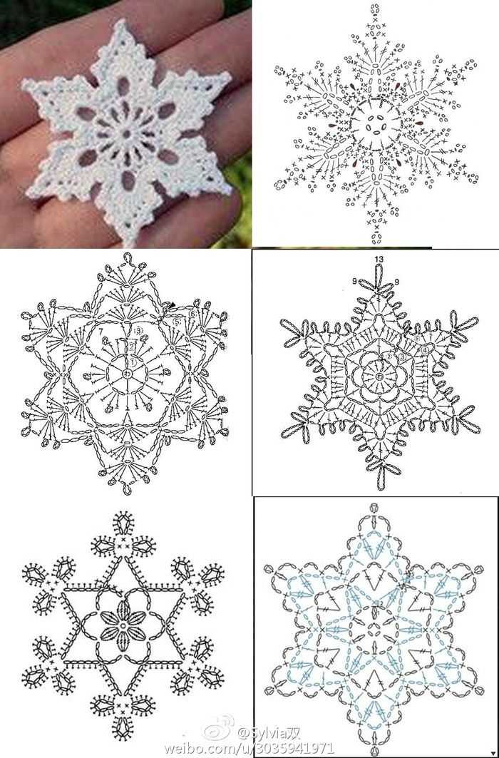 Free knitted snowflake dishcloth patterns