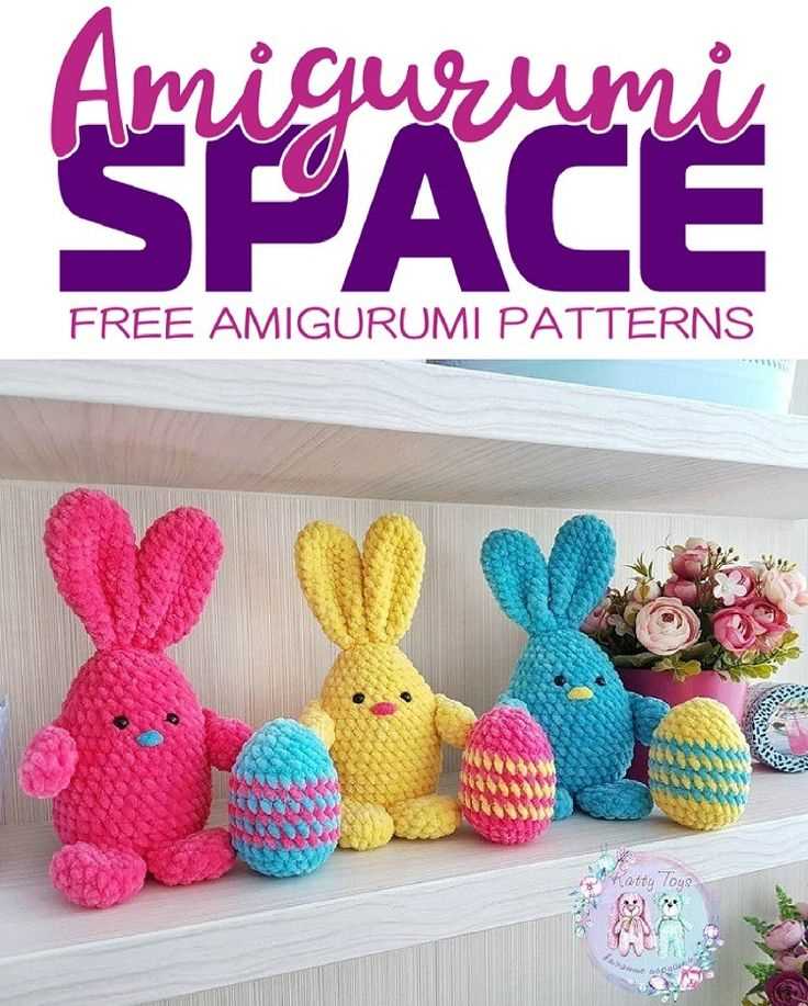 Free knitting pattern easter bunny