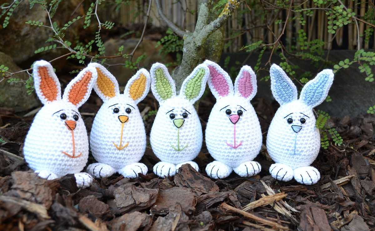 Free knitting pattern easter bunny