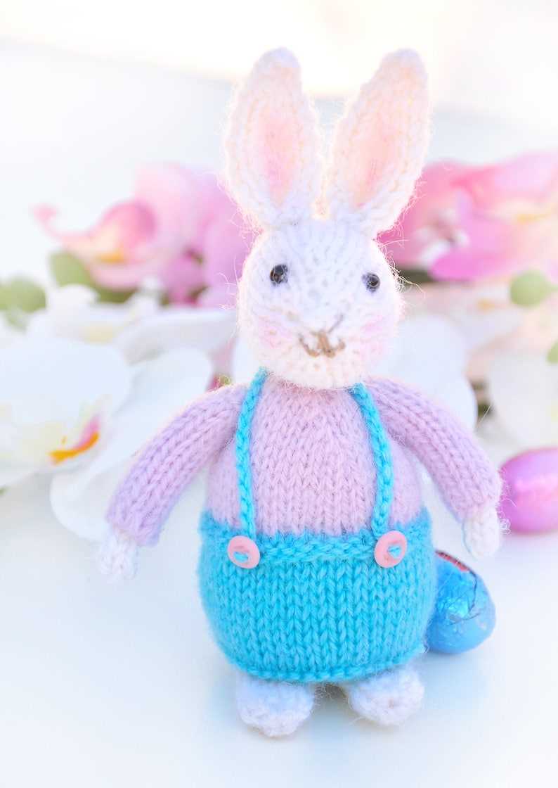 Free knitting pattern easter bunny