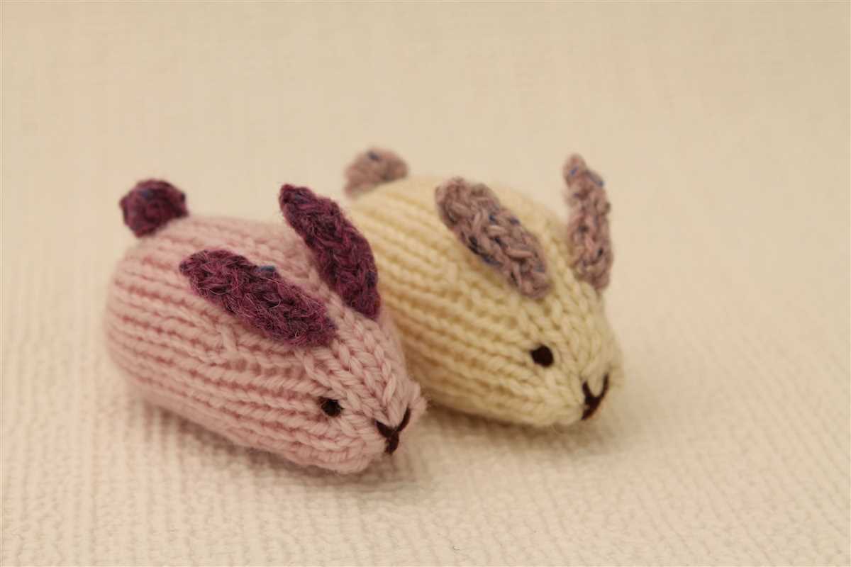 Free knitting pattern easter bunny