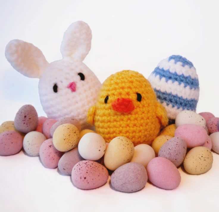 Free knitting pattern easter chick
