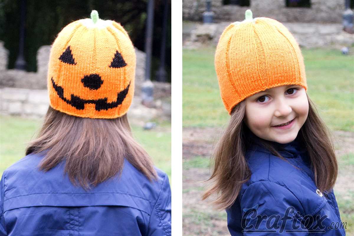 Free knitting pattern for pumpkin hat