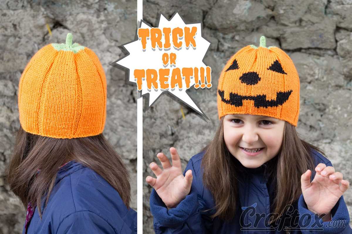 Free knitting pattern for pumpkin hat