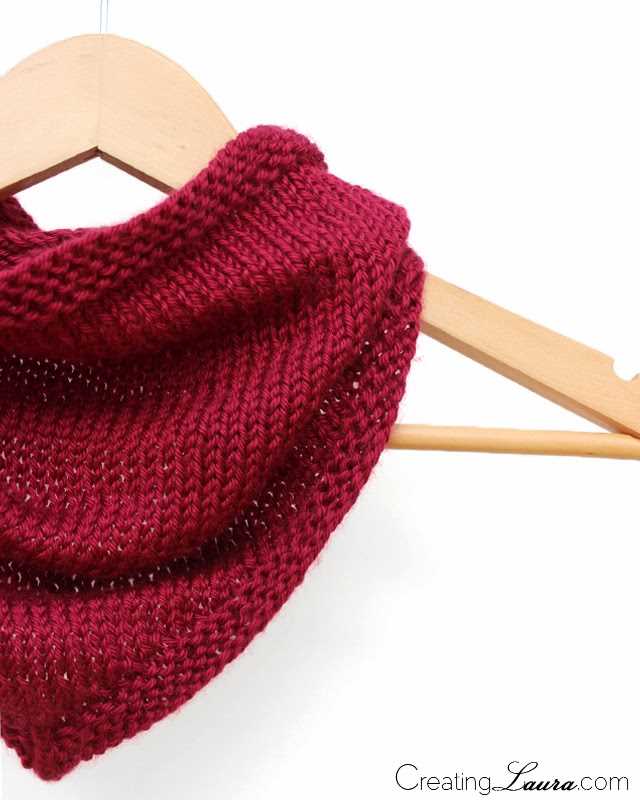 Free knitting patterns bandana cowl