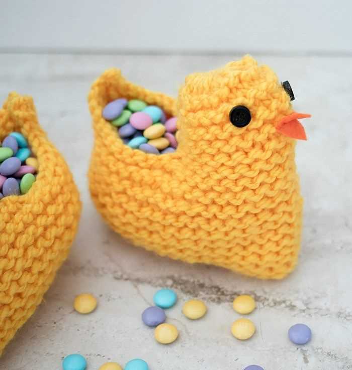 Free knitting patterns for easter chicks