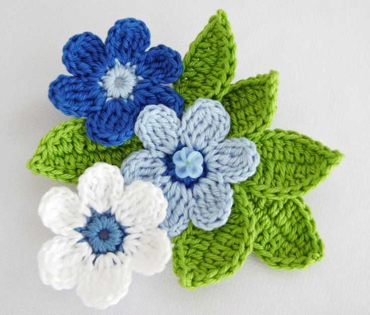 Free knitting patterns for flowers downloads