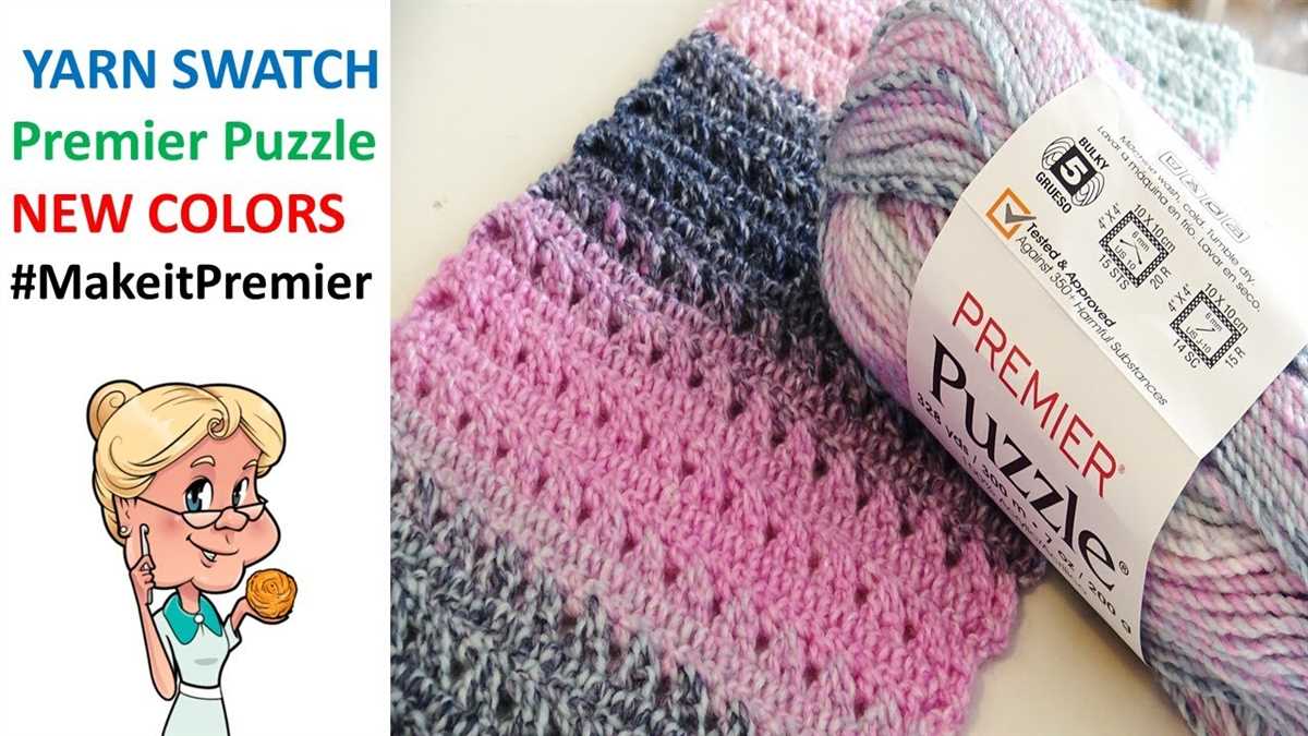 Premier puzzle yarn knit patterns