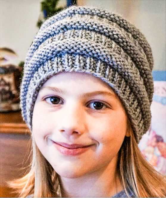 Free ladies beanie knitting pattern