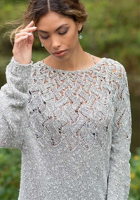 Lace jumper knitting patterns