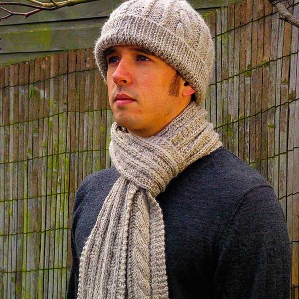 Free men's beanie knitting pattern