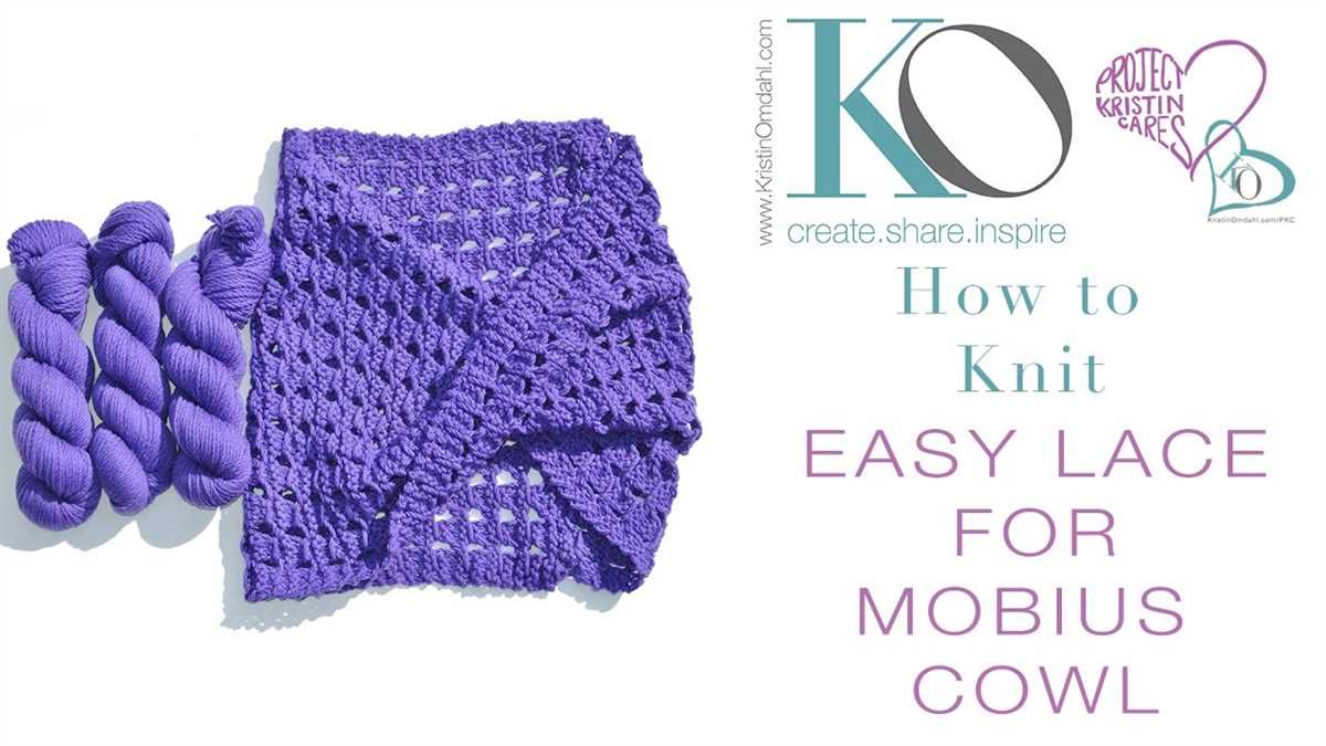 Free mobius cowl knitting pattern