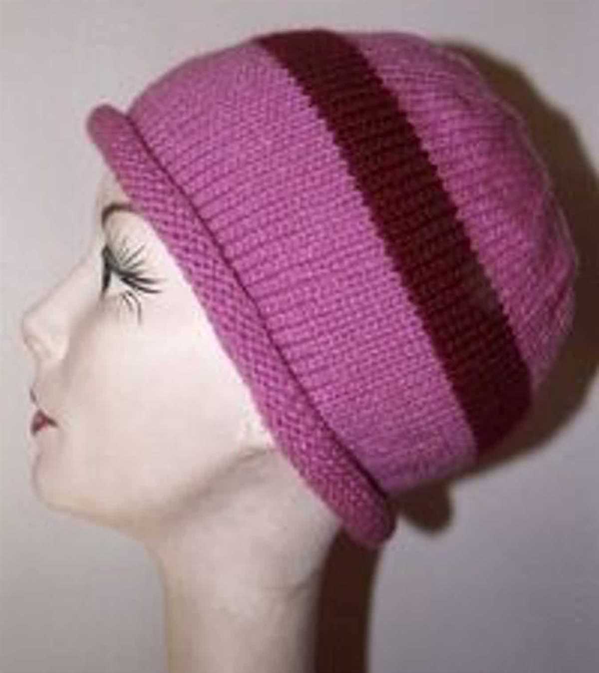 Knitted rolled brim hat pattern free