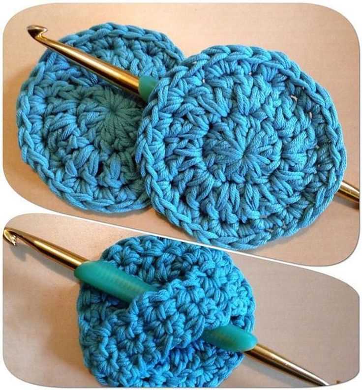 Knitted dish scrubber pattern