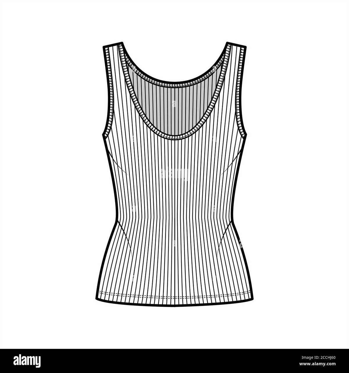 Men's knitted tank top pattern
