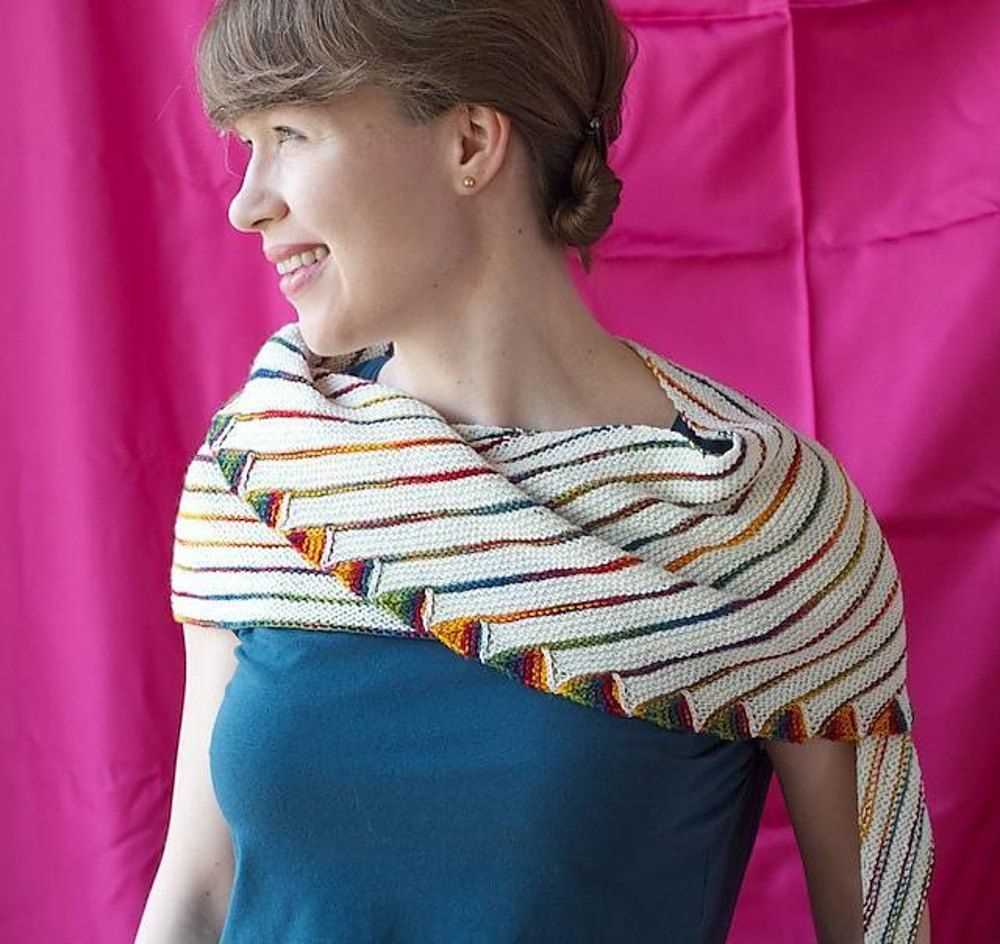 Endless scarf knitting pattern