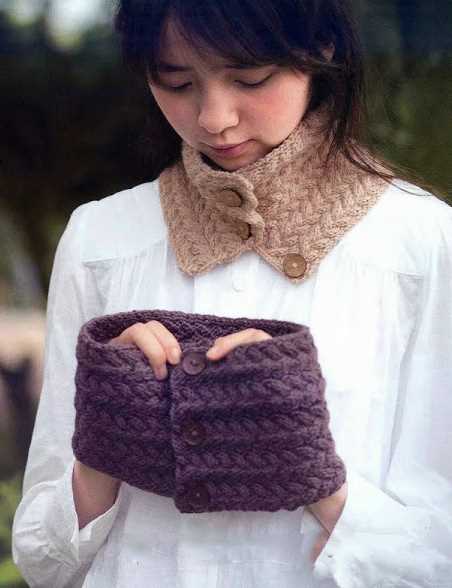 Free knit neck warmer pattern