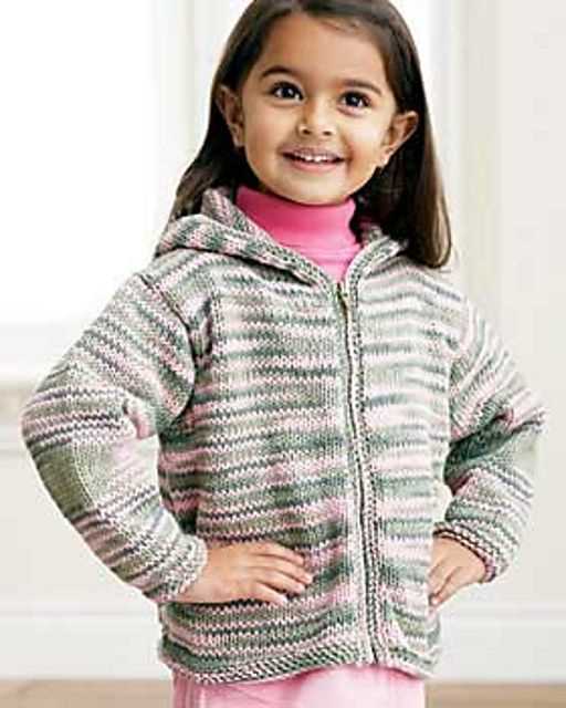 Ladies hoodie knitting pattern free