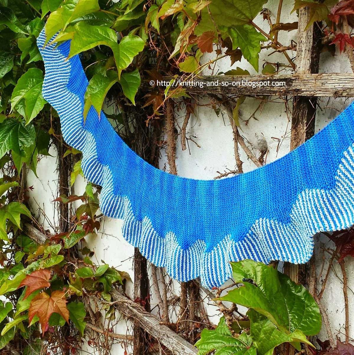 Free online scarf knitting patterns