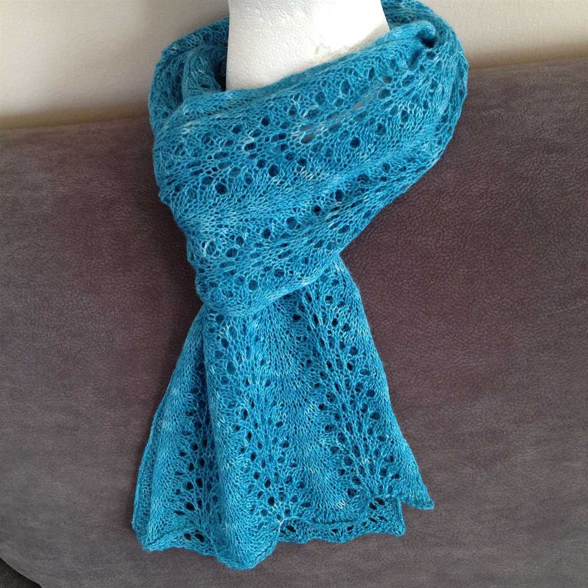 Free online scarf knitting patterns