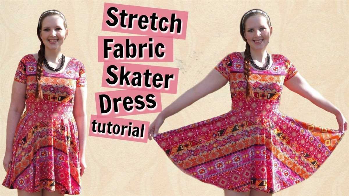 Knit skater dress pattern