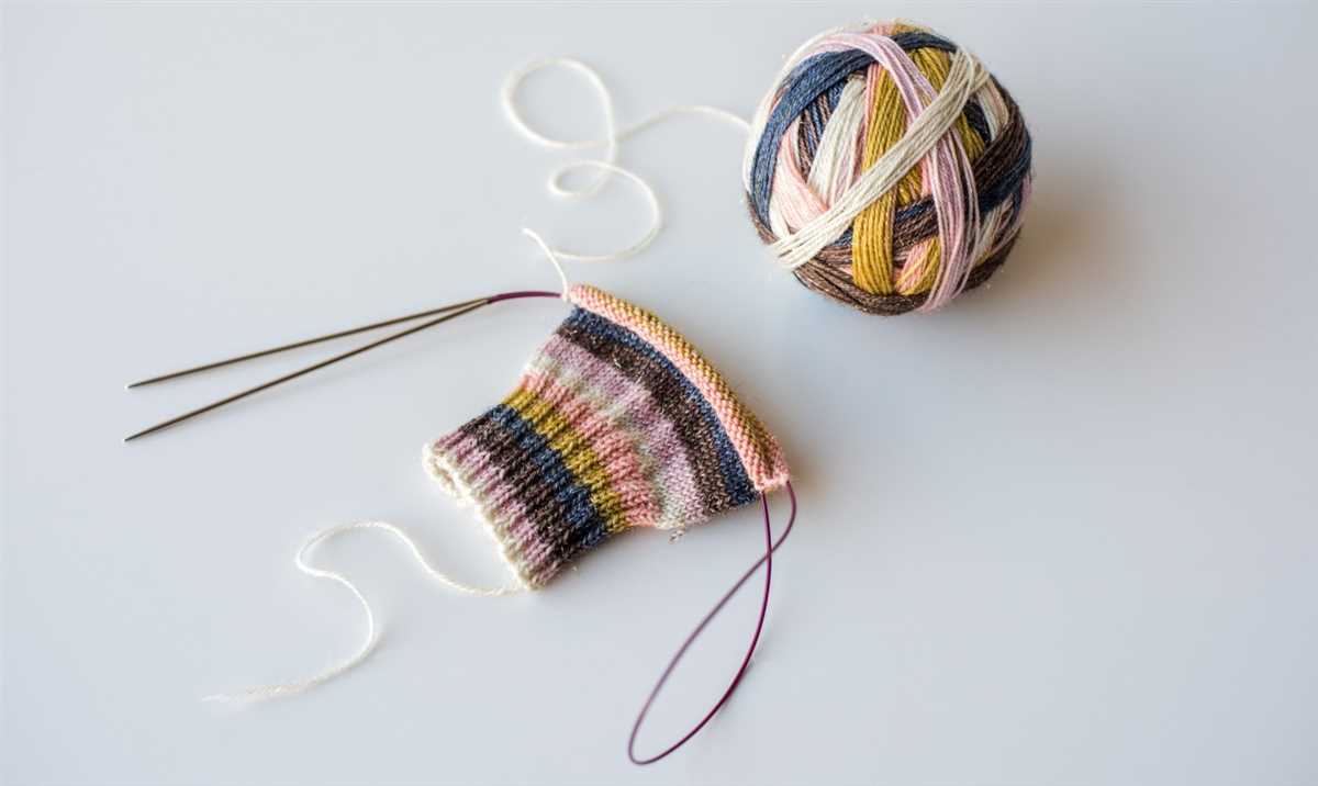 Free pattern for knitting socks on two circular needles