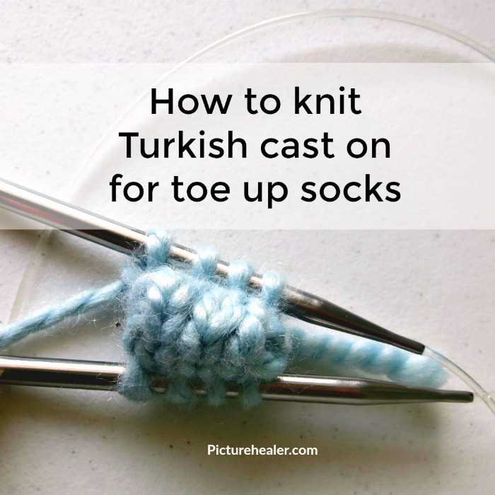Free pattern for knitting socks on two circular needles