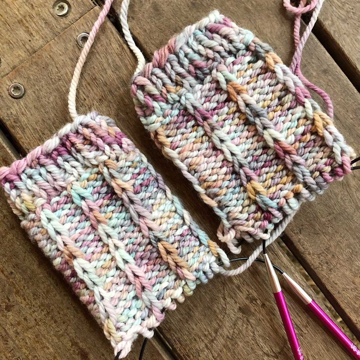 Free pattern for knitting socks on two circular needles