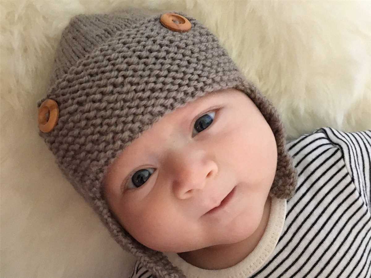 Easy newborn hat knitting pattern