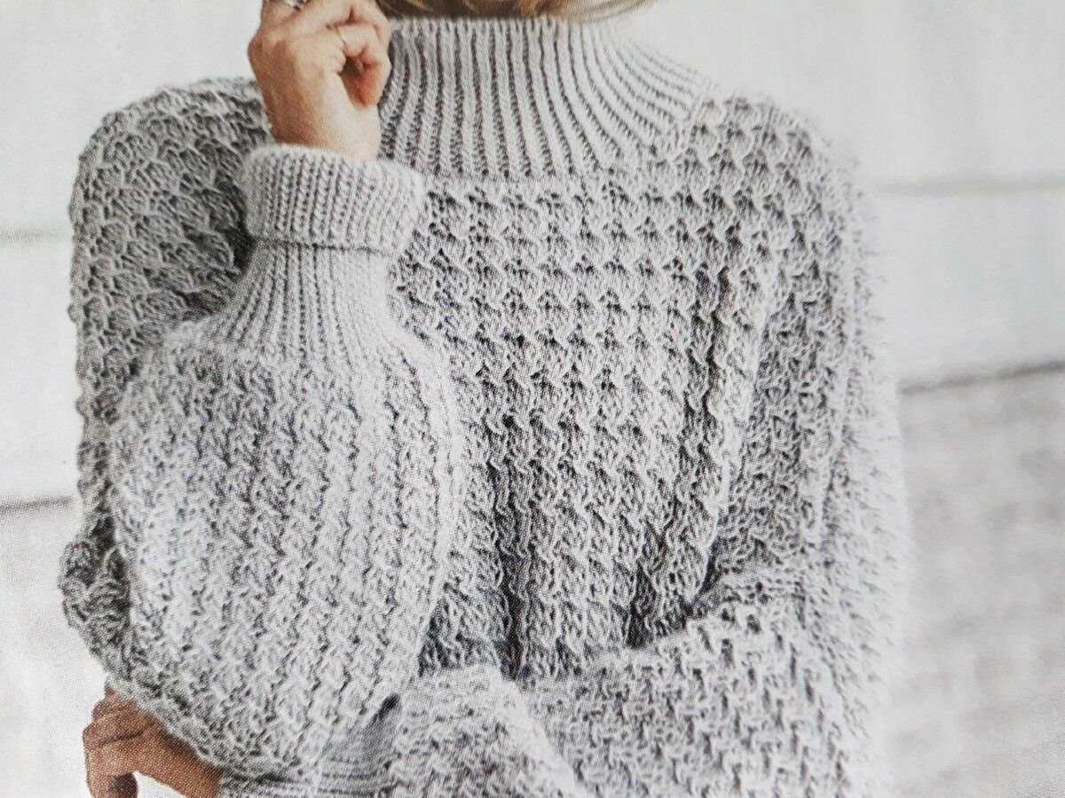 Free popcorn sweater knitting pattern