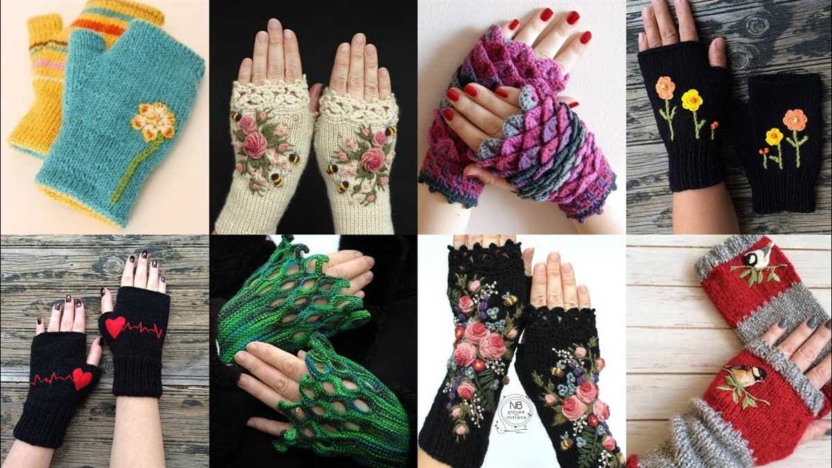 Easy knitted gloves pattern
