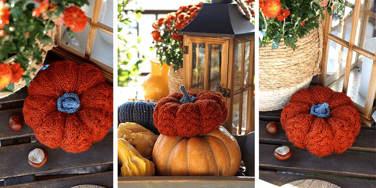 Free pumpkin knitting pattern