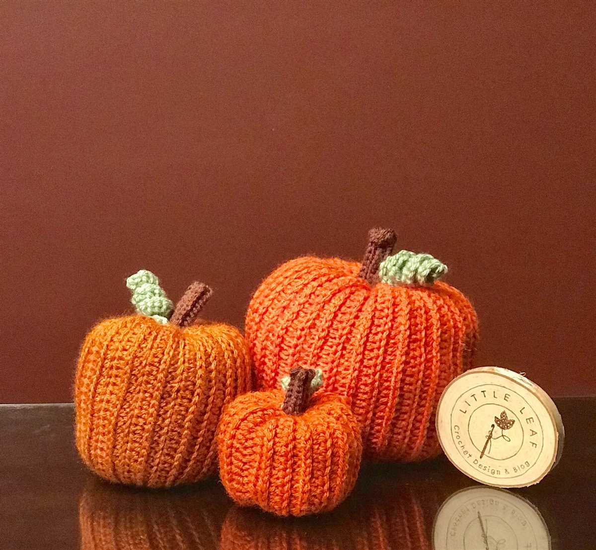 Free pumpkin knitting pattern for chocolate orange
